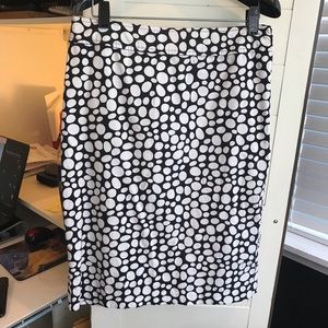 Polka Dot Pencil Skirt Size 6 FREE SHIPPING